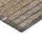 Homeroots 5' X 8' Chocolate And Gray Striped Washable Indoor Outdoor Area Rug 581702 - alternate 3