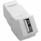 Tripp Lite USB 2.0 PANEL MOUNT COUPLER KE U060-000-KPA-WH - alternate 1