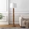 Jonathan Y Rustara 61.5" Cottage Farmhouse Turned Resin/Iron LED Floor Lamp, Antique Brown Wood Finish JYL5402A - alternate 2