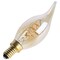 Satco 5.5 Watt CA11 LED 2000K CCT Candelabra Base Clear Glass Amber Coil Filament Dimmable 120 Volt S14221 - alternate 3