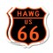 Signmission Hawg Us 66, 6 inch X 6 inch, Plastic Sign, 2PK SHI-P-2PACK-6-478 - alternate 1