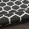 Homeroots 4' X 6' Black And Ivory Geometric Indoor Outdoor Area Rug 554803 - alternate 2