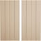 Ekena Millwork Rustic Four Board Joined Board-n-Batten Sandblasted Faux Wood Shutters w/No Batten, 22W x 24H, PR SHUBJN22X24SDPR - alternate 1