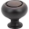 Designperfect 1-1/4 Diameter Round Cabinet Knob, Brushed Oil Rubbed Bronze DPA-R31KORB - alternate 1