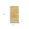 Homeroots 2' X 5' Natural Off White Medical Grade Double Sheepskin Throw Blanket 388649 - alternate 3