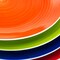 Hometrends Crenshaw 4 Piece 7.25 Inch Ceramic Salad Plate Set in Assorted Colors 129482.01 - alternate 2