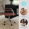 Martha Stewart Taytum Upholstered Office Chair in Saddle Brown/Polished Nickel CH-142370-BR-MS - alternate 3