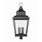 Z-Lite Raphael Sand Black 5 Light Outdoor Post Mount Fixture 5029PHXXLR-BK - alternate 3