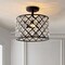 Jonathan Y Gabrielle 14.5" Crystal/Metal LED Semi-Flush Mount, Oil Rubbed Bronze JYL9023A - alternate 2