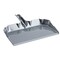 Libman Dustpan, 17.88 in L, 18.13 in W, Polypropylene, Gray 581 - alternate 1