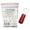 Kable Kontrol Ring Terminal, #8 Stud Size, 18 AWG, Nylon Insulated, Red, 100 PK RTNY-2218-8-RD - alternate 1
