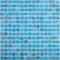 Apollo Tile Celestial 12 in. x 12 in. Glossy Maya Blue Glass Mosaic Wall and Floor Tile 20 sq. ft./case, 20PK APLST88BL529A - alternate 1