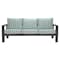 Homeroots 83" Green Polypropylene Sofa 667663 - alternate 1
