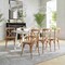 Flash Furniture Advantage Light Brown X-Back Chair, PK2 X-BACK-LB-2 - alternate 3