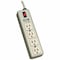Tripp Lite Outlet Strip, Wall/Floor Mount, 4 5-15R, 5-15P, 6 ft., Beige 4SPDX - alternate 1