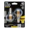Feit Electric Feit Electric2 LED Lamp, General Purpose, A15 Lamp, 40 W Equivalent, E17 Lamp Base, Dimmable, Clear BPA1540N/827/LED/ - alternate 2