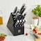 Henckels Graphite 13-pc Knife Set with Block, Black, Stainless Steel 1011027 - alternate 4