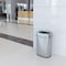 Hls Commercial 13 gal Oval Trash Can, Silver, Open Top, Stainless Steel, 11.5 in HLS13STV - alternate 2