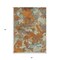 Homeroots 5' X 8' Copper And Orange Abstract Washable Indoor Outdoor Area Rug 609589 - alternate 2