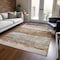 Homeroots 8' X 10' Beige Brown And Gray Abstract Washable Indoor Outdoor Area Rug 605976 - alternate 2