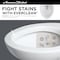 American Standard Cadet Pro RHe Elong 10 Inch Rough-In 1.2, 1.28 gpf, Cadet Flushing System, Floor Mount, Elongated 215AB.104.020 - alternate 3