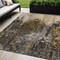 Homeroots 5' X 8' Brown And Copper Abstract Washable Indoor Outdoor Area Rug 577236 - alternate 1