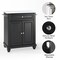 Crosley Cambridge Stone Top Portable Kitchen Island/Cart KF30020DBK - alternate 4