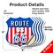 Signmission Route Us 66, 4 inch X 4 inch, Vinyl Decal, 5PK SHI-D-5PACK-4-480 - alternate 2