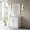 James Martin Vanities Bellshire 36" Single Vanity, Bright White w/ 3 CM Siberian Silestone Top 660-V36-BW-3SFR - alternate 4