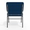 Flash Furniture Navy Blue Fabric Church Chair, PK4 4-FD-CH0221-4-SV-NB24-GG - alternate 2