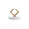 Jonathan Y Diamante 29.5" Modern Gilt Metal with Marble Base LED Table Lamp, Gold/White JYL1080A - alternate 3