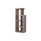 Homeroots Taupe Wood Five Tier Etagere Bookcase 332830 - alternate 1