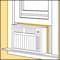 M-D Building Products 2-1/4 in. X 42 in. Gray Air Conditioner Weatherseal for Window Units 02535 - alternate 3