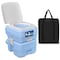 Serenelife 5.2 Gal Portable Camping Toilet For Adults, 100+ Flushes Porta Potty Camp Toilet with Detachable SLCATL200 - alternate 1