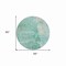 Homeroots 8' Emerald Round Abstract Washable Indoor Outdoor Area Rug 607784 - alternate 3