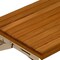 Homeroots 17" Premium Wall Mount Teak Shower Bench 402207 - alternate 3