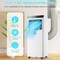 Edendirect 8,000 BTU (DOE) Portable Air Conditioner Cools 350 Sq. Ft. with Dehumidifier, Drain Hose and Remote ZR-KY-8K-07B - alternate 2