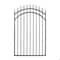 Nuvo Iron 45in Wx68in H Tiger Eye Gate Arched Rails, 48in W Openings, Self Close Hardware w/Double Side Handle ITGA4568 - alternate 1