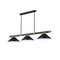 Z-Lite Vanguard Matte Black + Rubbed Brass 3 Light Billiard 3050-3MB-RB-MMB - alternate 3