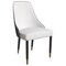 Leisuremod Allure Modern Dining Chair In Black Fabric and Oak Wood Legs AC49WBL - alternate 1