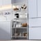 Factory 2U Wire Shelving Unit, 14inD x 24inW x 63inH, 5 Shelves, Medium Duty 250 lbs Per Shelf, Chrome 803968 - alternate 3