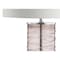 Jonathan Y Cole 27.5" Modern Fused Glass Cylinder LED Table Lamp, Smoky Gray, 2PK JYL4016C-SET2 - alternate 4