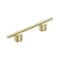 Amerock Transcendent 3-3/4 in 96 mm Center-to-Center Matte Gold Cabinet Pull BP741496MGMG - alternate 1