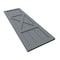 Ekena Millwork True Fit PVC Center X-Board Farmhouse Fixed Mount Shutters, Ocean Swell , 18W x 32H, PR TFP107FH18X032CH - alternate 2
