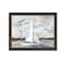 Homeroots Sailboat on Water Black Framed Print Wall Art 529625 - alternate 1
