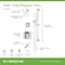 Symmons Oak HydroMersion Double Handle Tub and Shower Trim Kit with Hand Spray (Valve Not Included) 569615TRM - alternate 2