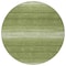Homeroots 8' Green And Ivory Round Abstract Washable Indoor Outdoor Area Rug 599954 - alternate 2