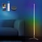 Jonathan Y Potts 60.5" Modern Contemporary Aluminum/Iron Integrated LED Post Floor Lamp, Chrome JYL7126B - alternate 3