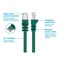 Monoprice Cat6A Ethernet Patch Cable - Snagless RJ45_ 550Mhz_ STP_ Pure Bare Cop 24364 - alternate 2