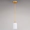 Vaxcel Shelby Gold Brass Transitional Mini Pendant Ceiling Light White Glass P0427 - alternate 3